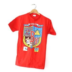 Vintage Kids Basketball T Shirt Medium